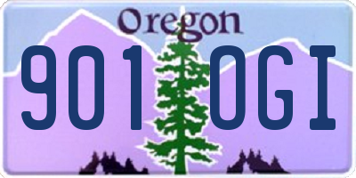 OR license plate 901OGI