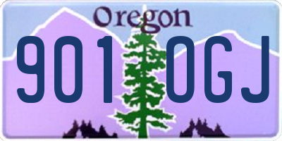 OR license plate 901OGJ
