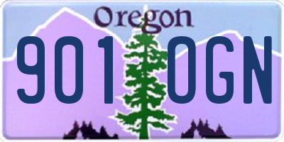 OR license plate 901OGN