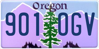 OR license plate 901OGV