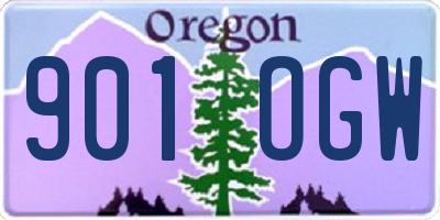 OR license plate 901OGW