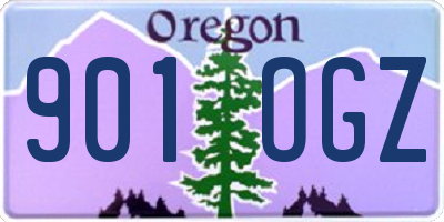 OR license plate 901OGZ