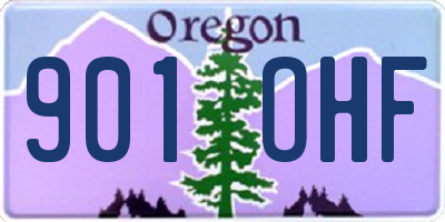 OR license plate 901OHF