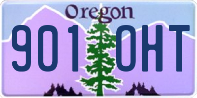 OR license plate 901OHT