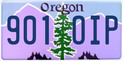 OR license plate 901OIP