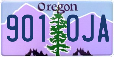 OR license plate 901OJA