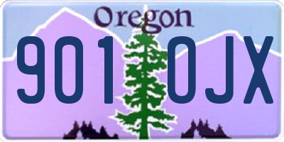 OR license plate 901OJX