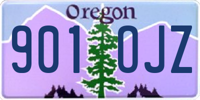 OR license plate 901OJZ