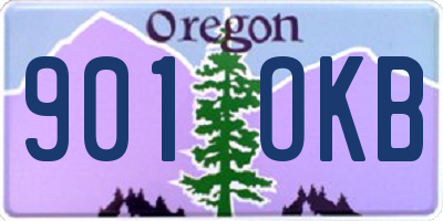 OR license plate 901OKB