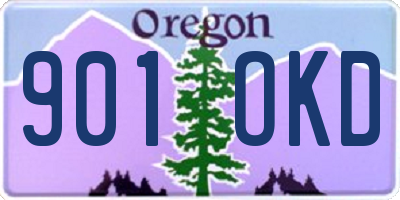 OR license plate 901OKD
