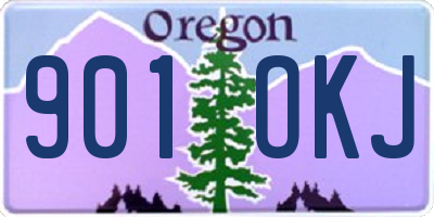 OR license plate 901OKJ