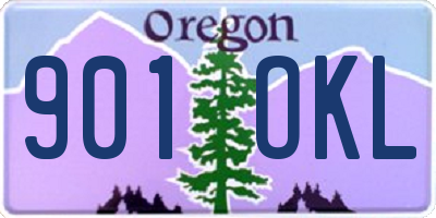 OR license plate 901OKL