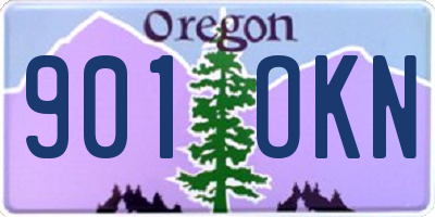 OR license plate 901OKN
