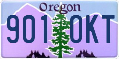 OR license plate 901OKT