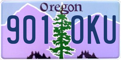OR license plate 901OKU