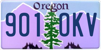 OR license plate 901OKV