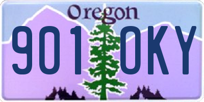 OR license plate 901OKY