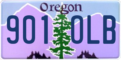OR license plate 901OLB