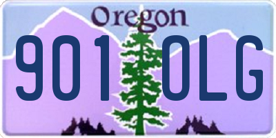 OR license plate 901OLG
