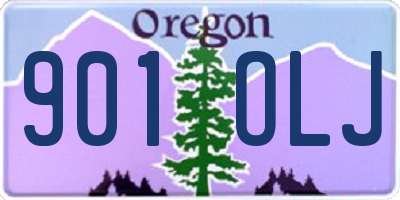 OR license plate 901OLJ