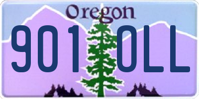 OR license plate 901OLL