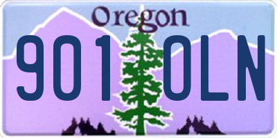OR license plate 901OLN