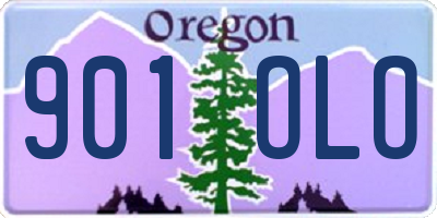 OR license plate 901OLO