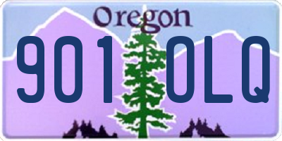 OR license plate 901OLQ