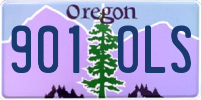 OR license plate 901OLS