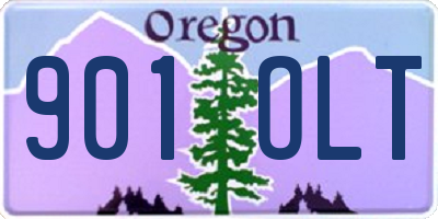 OR license plate 901OLT