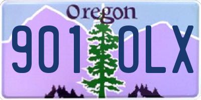 OR license plate 901OLX