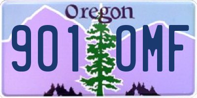 OR license plate 901OMF