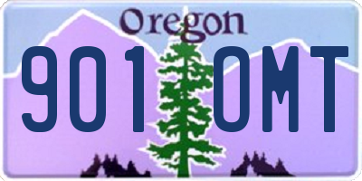 OR license plate 901OMT