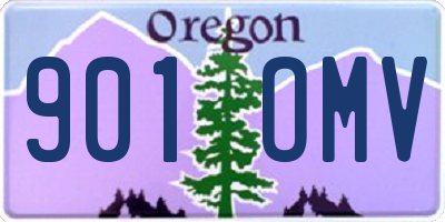 OR license plate 901OMV