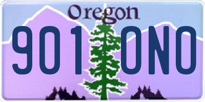 OR license plate 901ONO