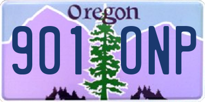 OR license plate 901ONP