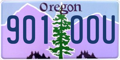 OR license plate 901OOU