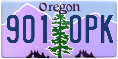 OR license plate 901OPK