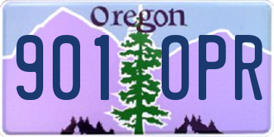 OR license plate 901OPR