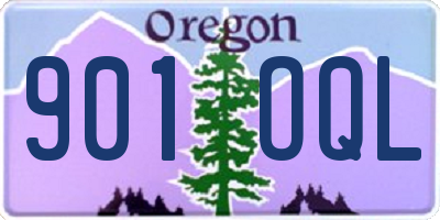 OR license plate 901OQL