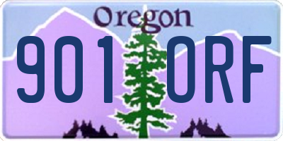 OR license plate 901ORF