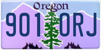 OR license plate 901ORJ