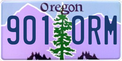 OR license plate 901ORM