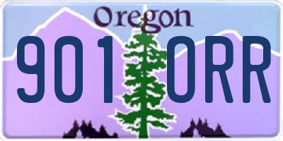 OR license plate 901ORR