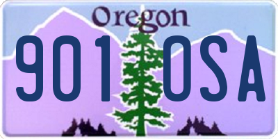 OR license plate 901OSA