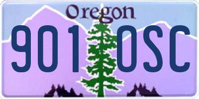 OR license plate 901OSC