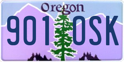 OR license plate 901OSK