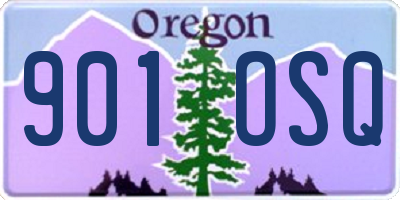 OR license plate 901OSQ
