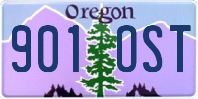 OR license plate 901OST