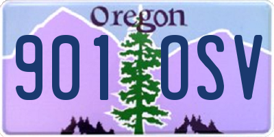 OR license plate 901OSV